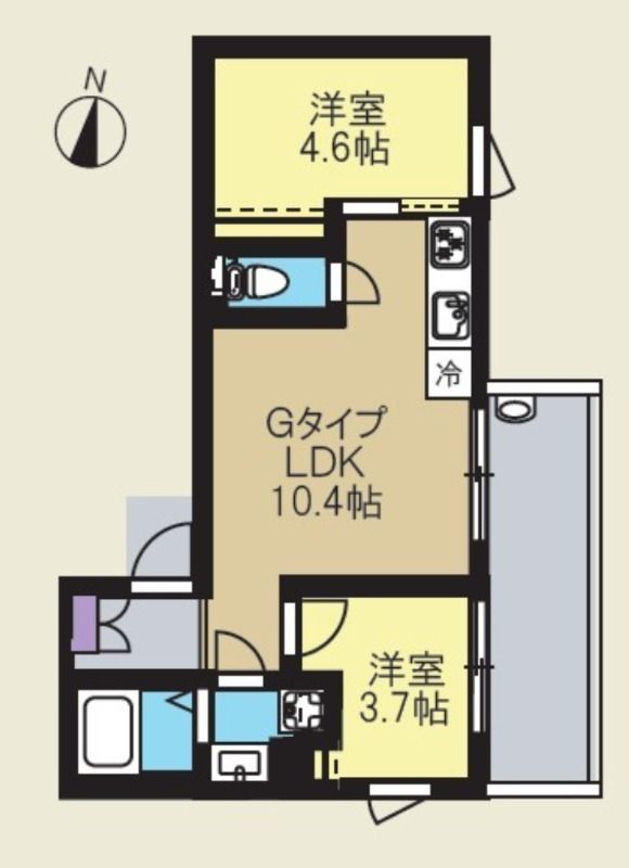 CREAL新高円寺     間取り