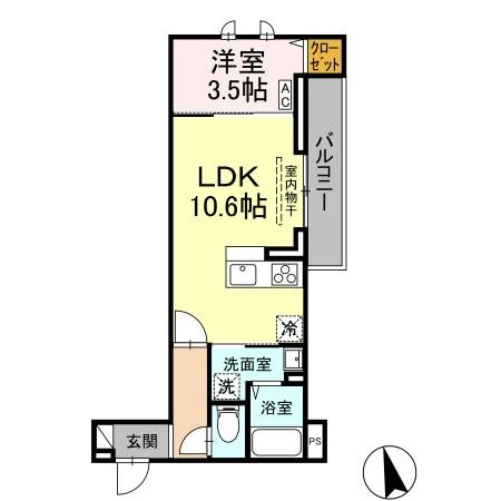 Asset-Court小金井本町B 間取り