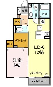 リラ・クレール 間取り
