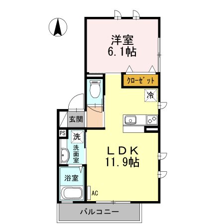 パレス境南町 間取り