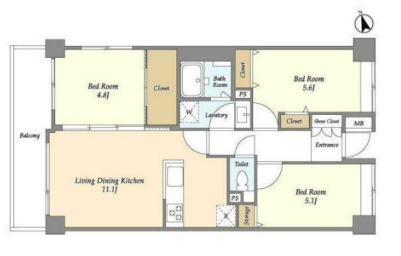 コンフォリア西荻北 間取り