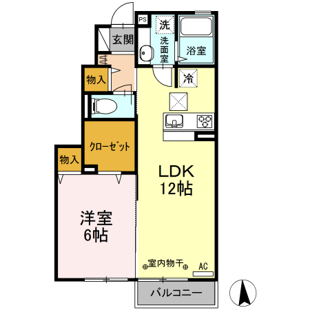 リラ・クレール 間取り