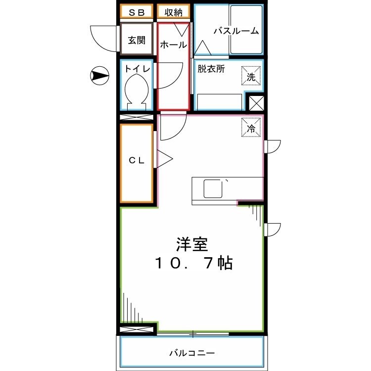 ルナマリア国立　A 間取り