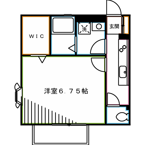 ロイヤルハイツⅢ 間取り