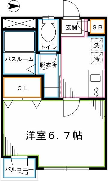 エクストゥディオ桜上水 間取り