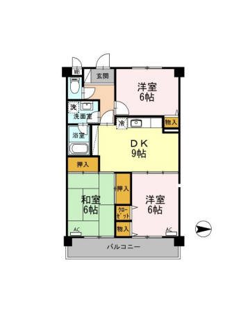 サニーヒルズＫ 間取り