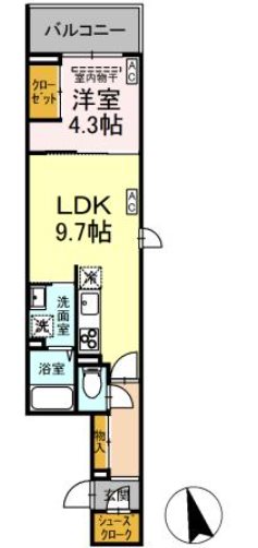 Asset-Court小金井本町A 間取り