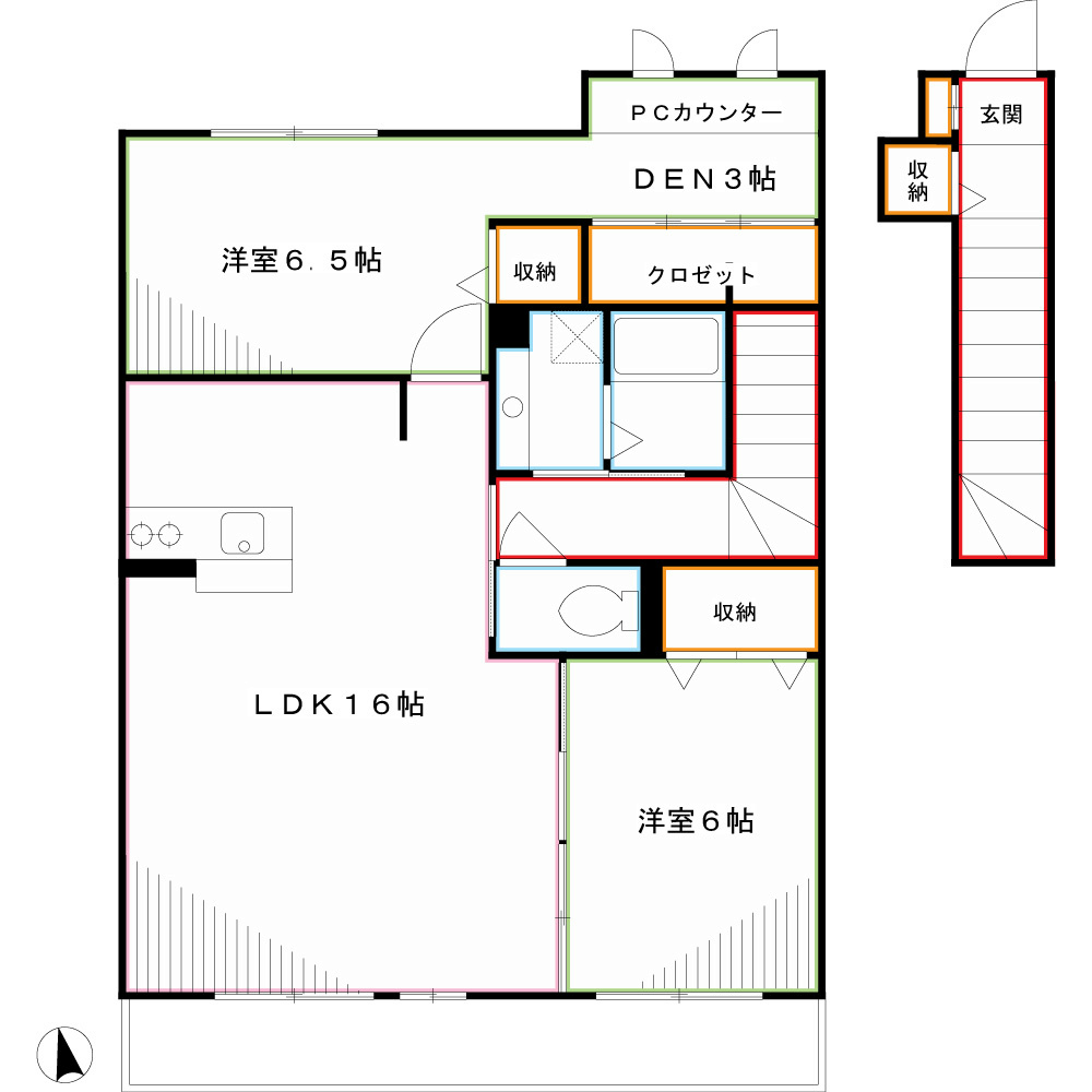 メゾンドフォレ 間取り