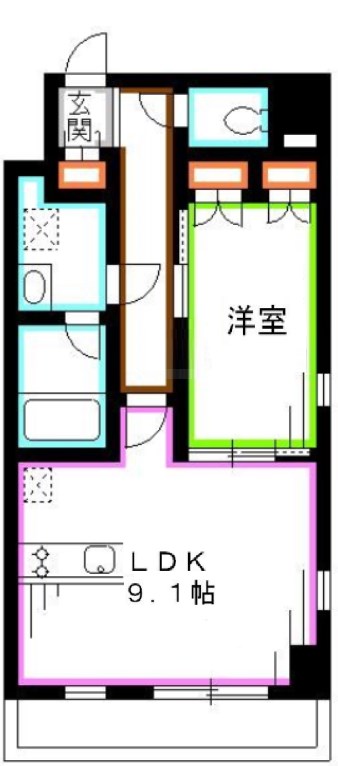 オールメゾン西荻窪  間取り