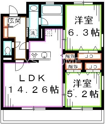 Puerta　ｓｕｒ　TOKIO 間取り