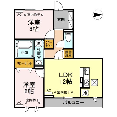 ファームサイドヒルキタノ 間取り