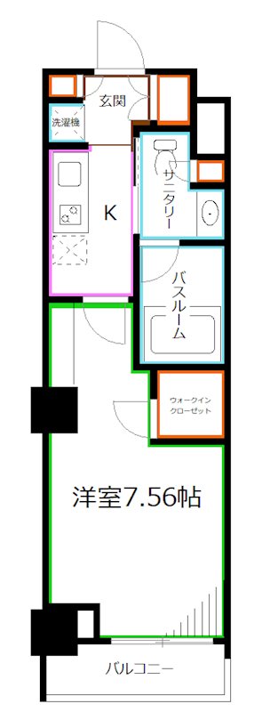 コンフォリア西荻窪  間取り
