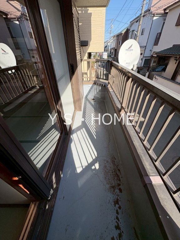 新堀賃貸戸建 ベランダ