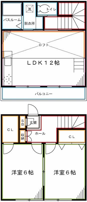 スヴェート武蔵野  間取り