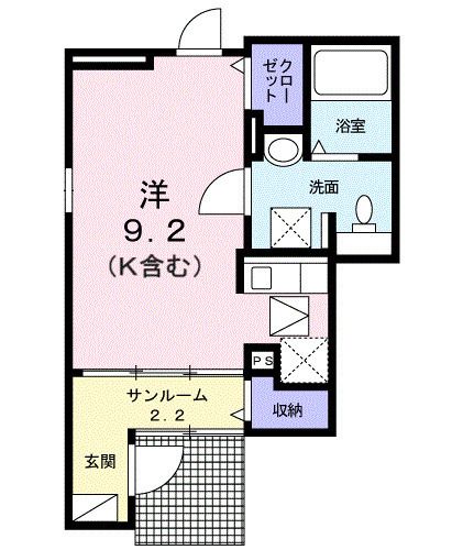 プラシード　Ⅱ 間取り