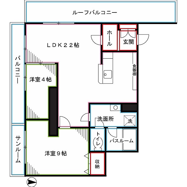 カールトンコート 間取り