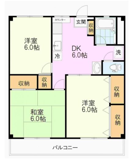 グリーンハイツ 間取り