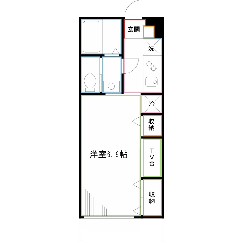 リブリ・ソレイユミタカ 間取り