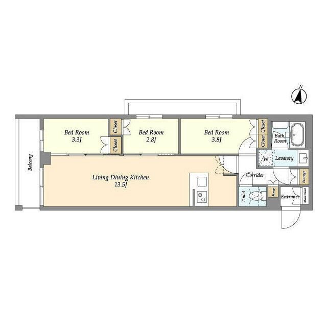 アジールコート練馬中村橋 間取り