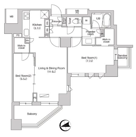 エミリブ石神井公園 間取り