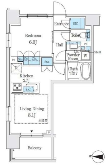 リビオ三鷹ステーションレジデンス 間取り