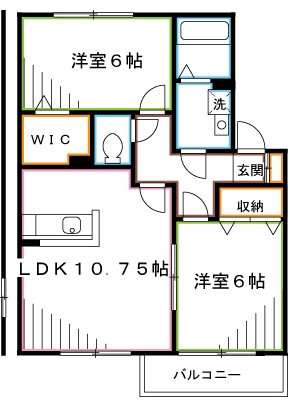 コートオンジェーム 間取り