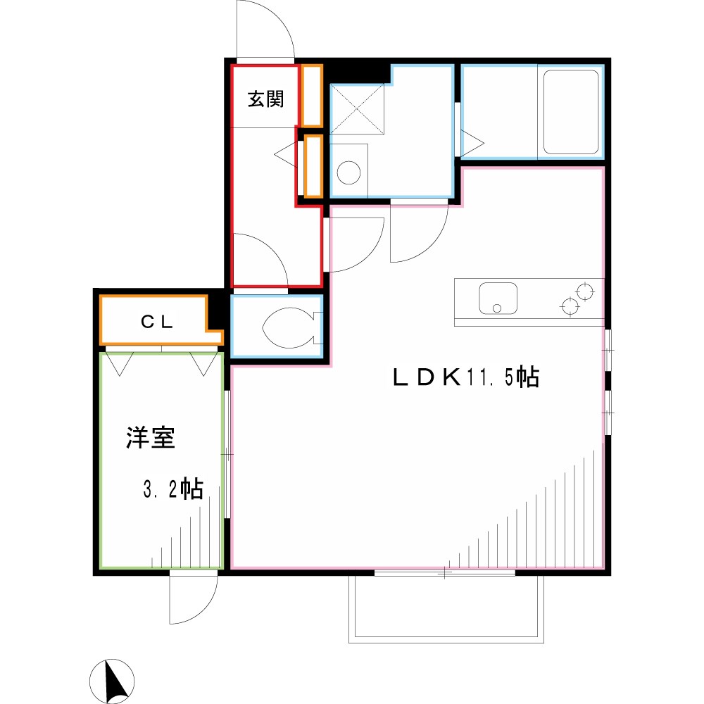 ボヌール武蔵野 間取り
