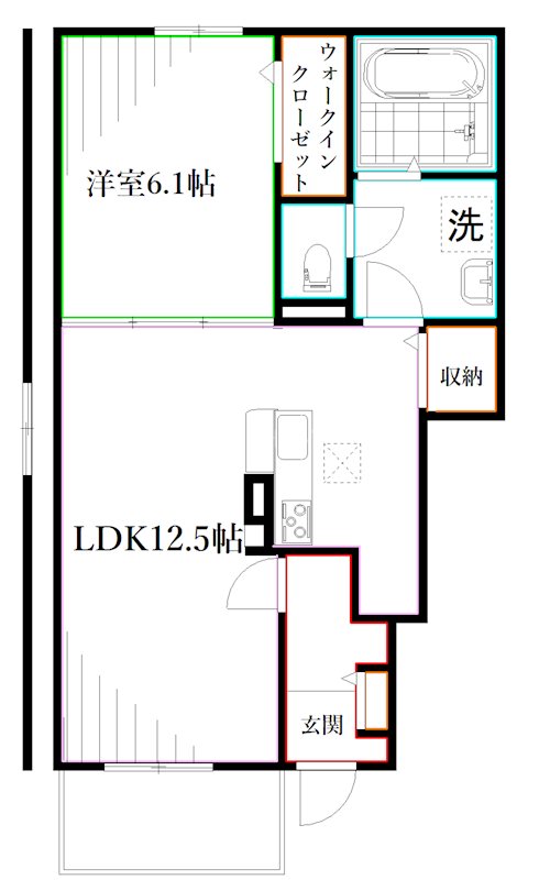 ファミーユ北町 間取り