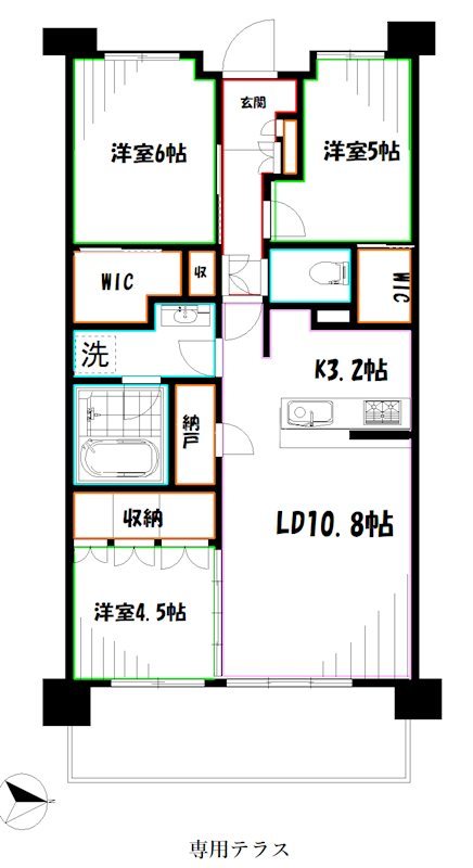 バウス武蔵境 間取り