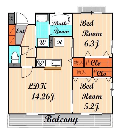 Puerta sur TOKIO 間取り