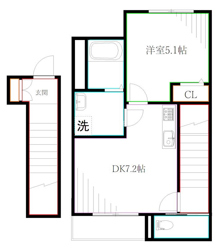 スイートサルタン 間取り