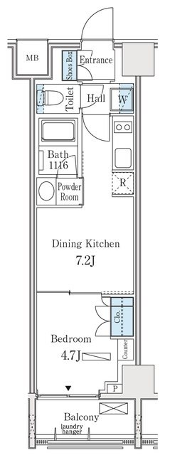 NL新中野レジデンス 間取り