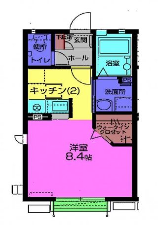 ラフォーレ武蔵野B 間取り