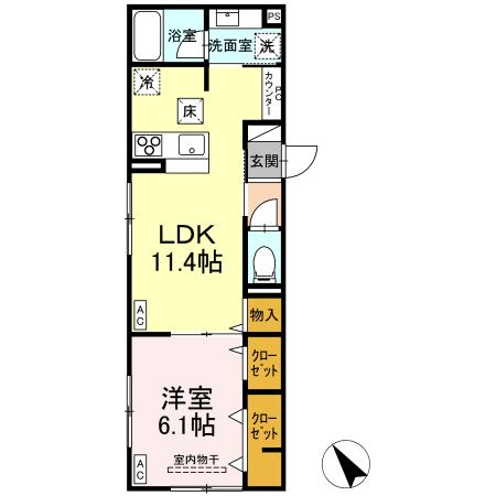 D-PRECIOUS立川高松町 間取り