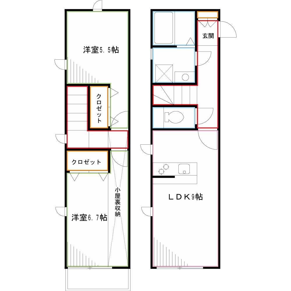 ザ・グリーン  間取り