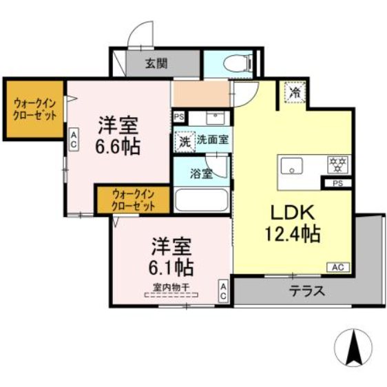 セレスティア中野上高田 間取り