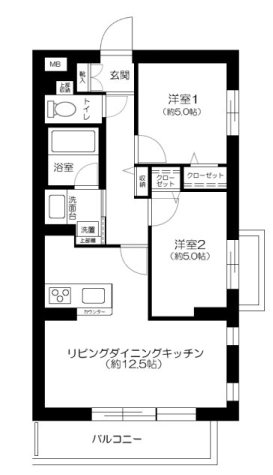 エルミ上落合  間取り
