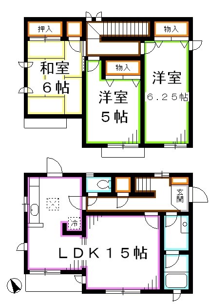 重原メゾネット 間取り