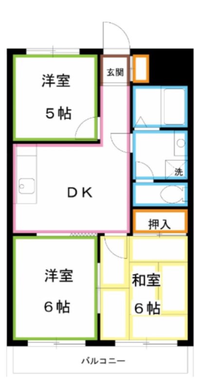 サンシャインマンション 間取り
