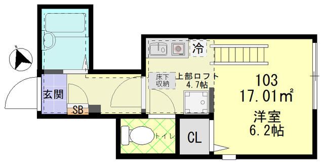 ＡＲＭＯＩＳＥ立川（アルモワーズ立川） 間取り