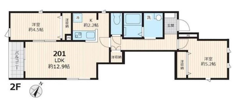 メゾン　ド　アッシュ 間取り