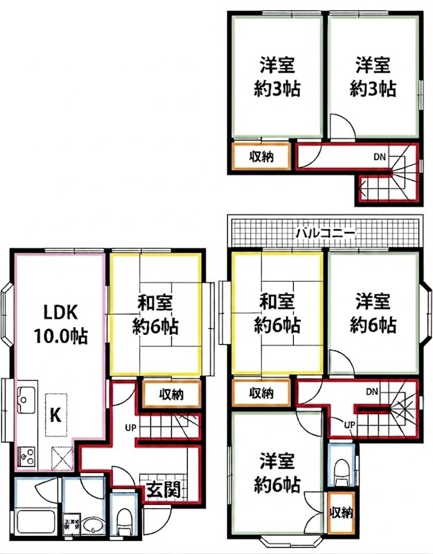 小平市小川町1丁目戸建 間取り