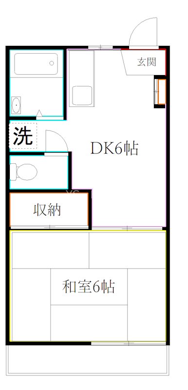 フォーブルかつら 間取り