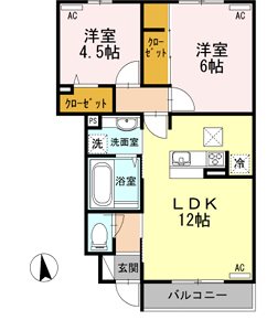 フェリシテⅠ 間取り