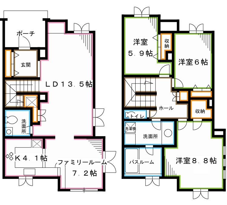 荻窪グリーンヴィレッジ 　Ｄ棟 間取り