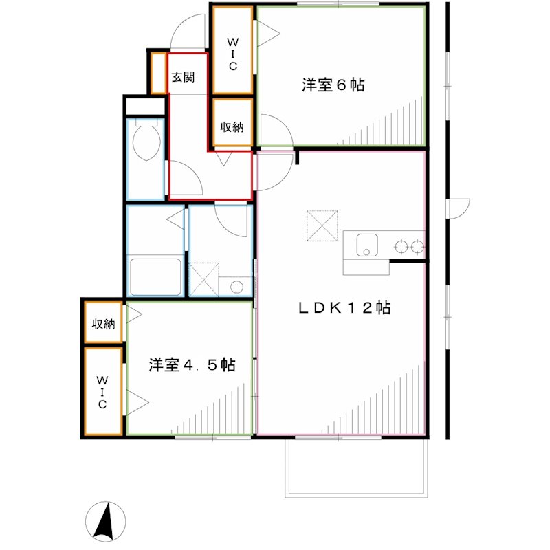 パルテール三鷹 間取り