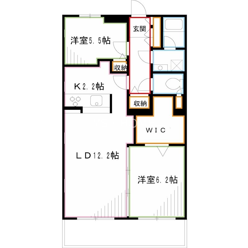 つつじヶ丘アイランドコート  間取り