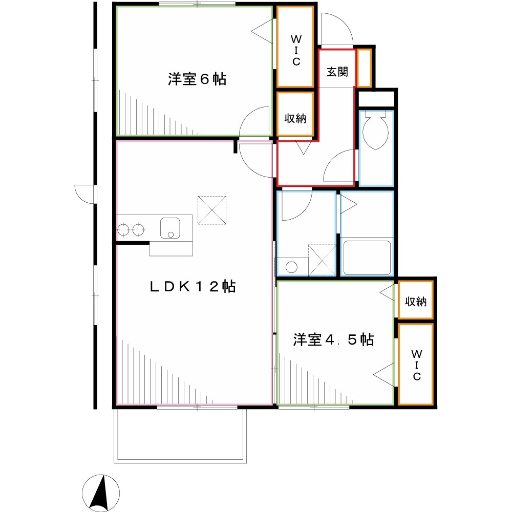 パルテール三鷹 間取り