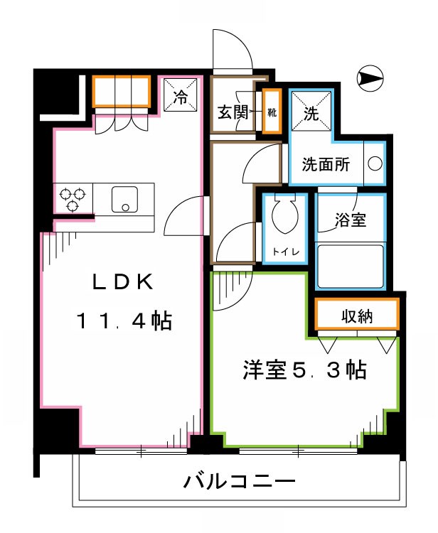レガリア新中野 間取り