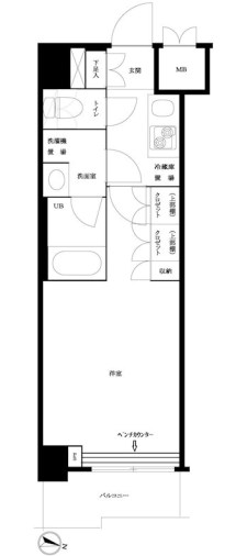 ルーブル方南町弐番館   間取り図